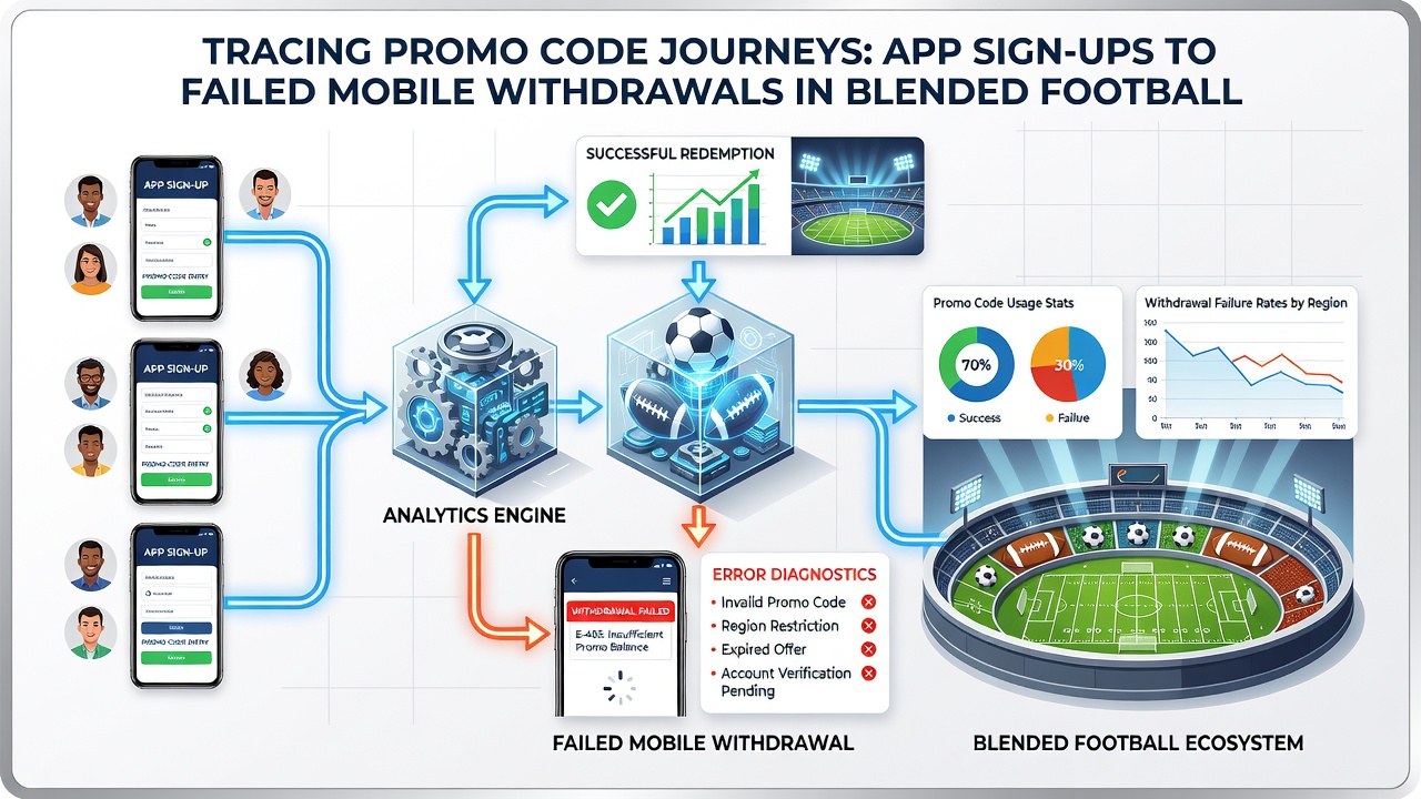 Smartphone screen displaying failed withdrawal notification after blended football and horse racing bets using promo credits